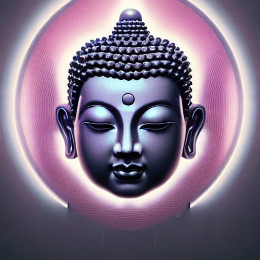 diamond painting buddha roze achtergrond