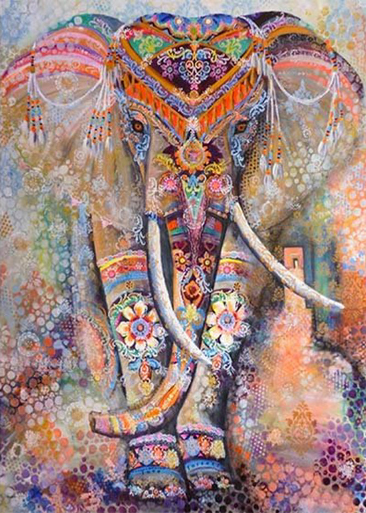 Diamond painting olifant mandala