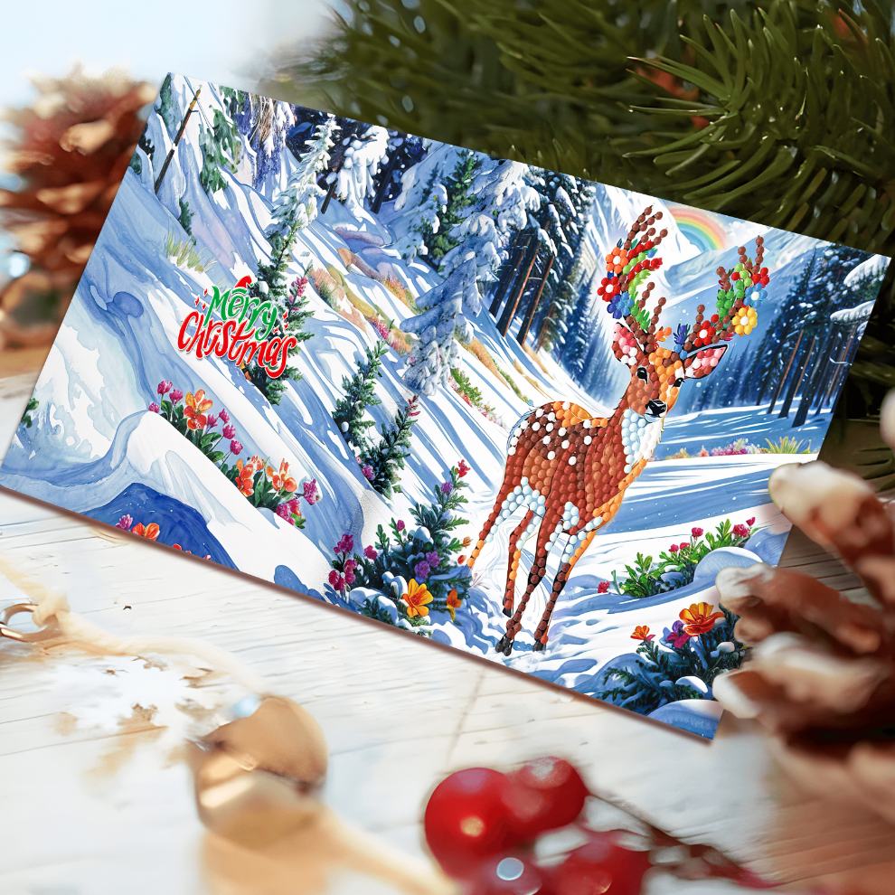 diamond painting kerstkaart kopen
