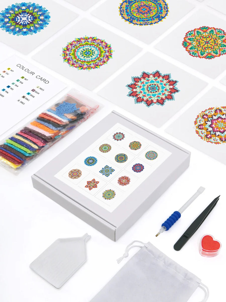 Diamond painting mini mandala