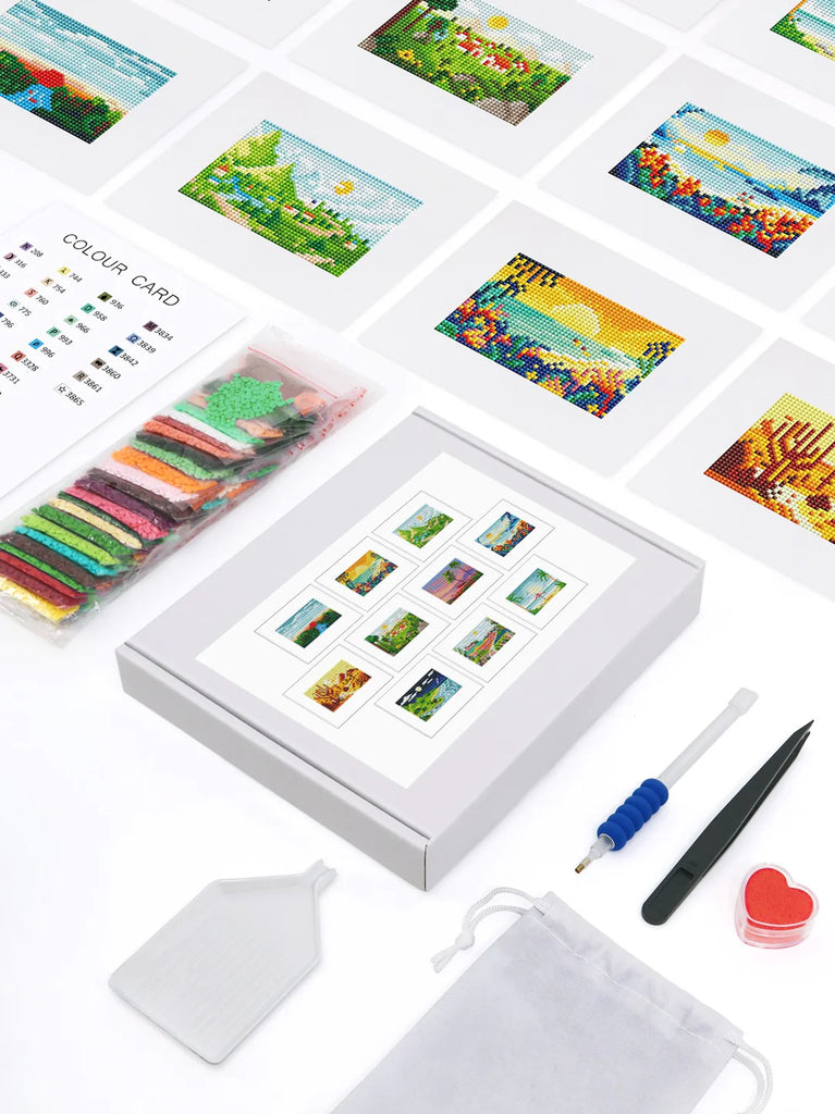 Diamond painting mini zomer