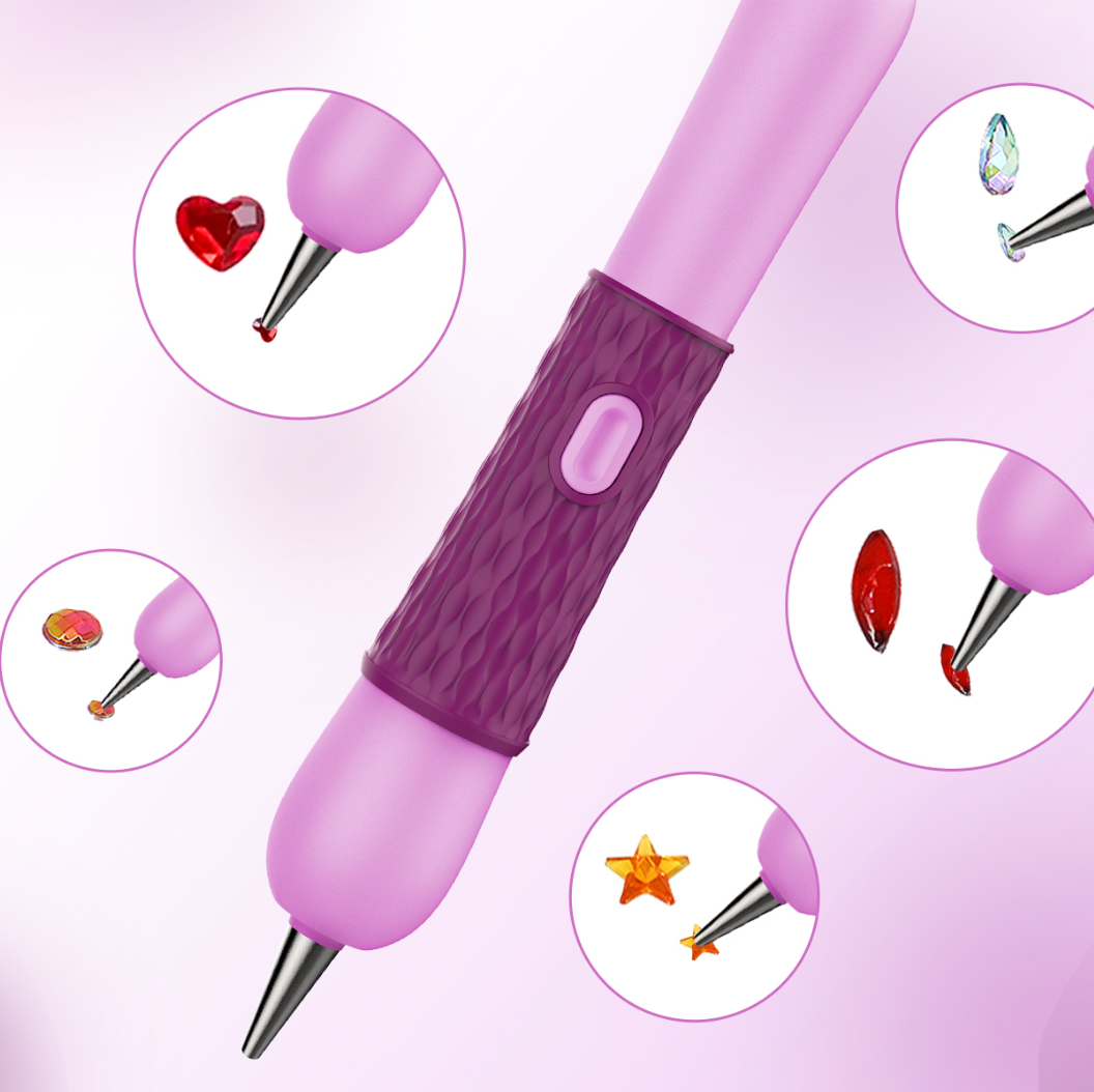 Elektrische Diamond Painting Pen | 3 Kleuren | Painting Diamonds Elektrische Diamond Painting Pen | 3 Kleuren | Painting Diamonds