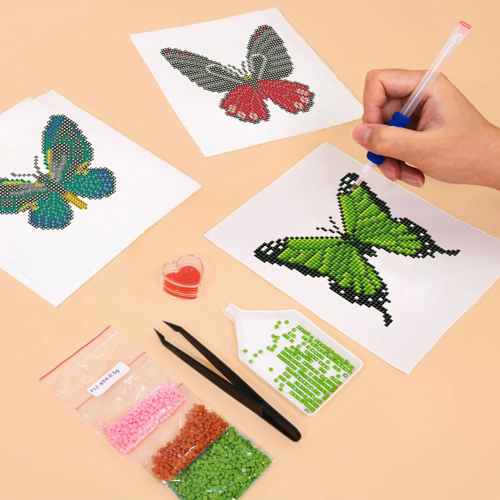 Diamond painting vlinder mini 