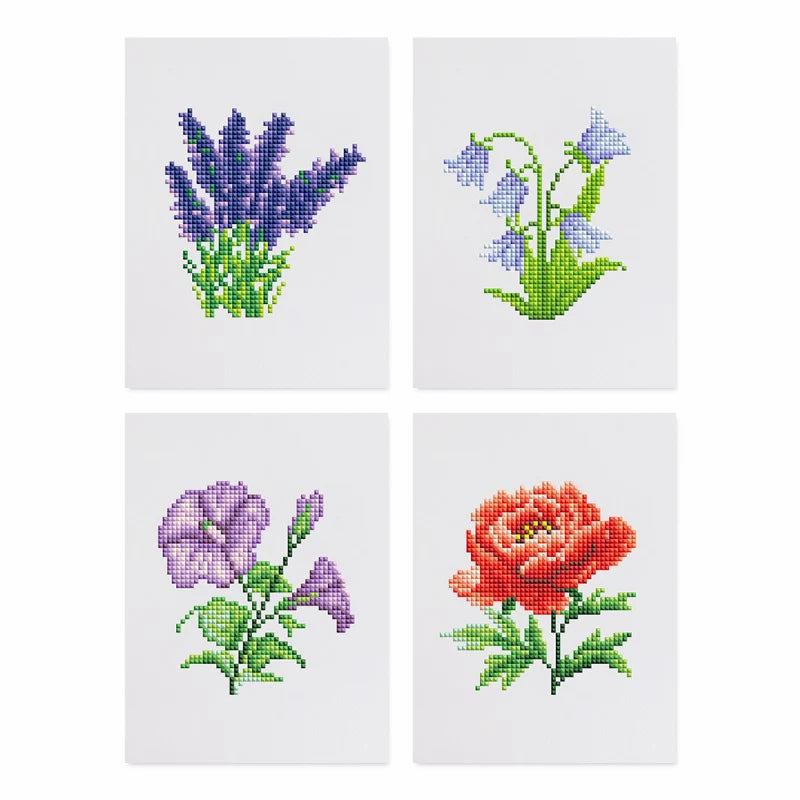 Diamond painting bloemen mini
