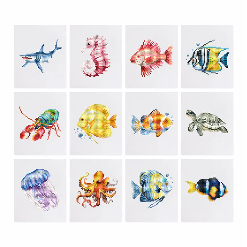 Diamond painting mini vissen 