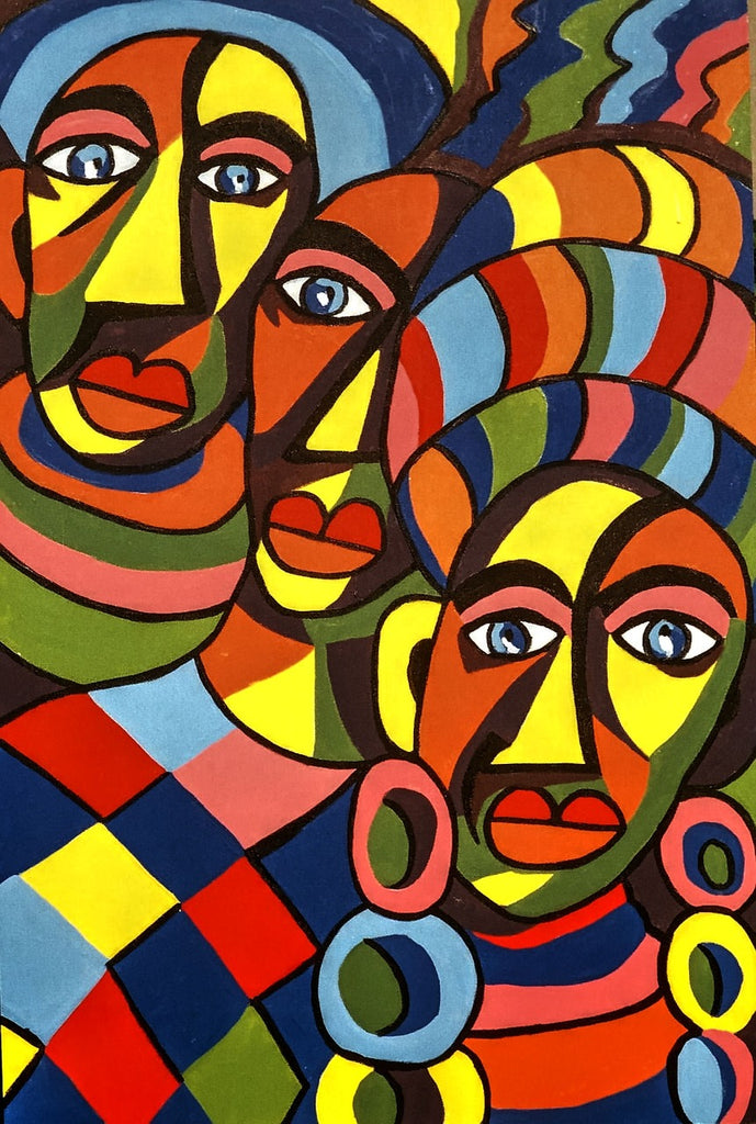Diamond painting Afrikaanse kunst