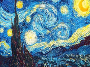 diamond painting the starry night