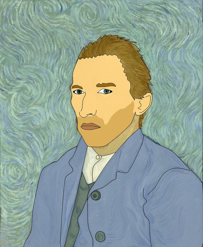 Diamond painting illustratie zelfportret | Vincent van Gogh