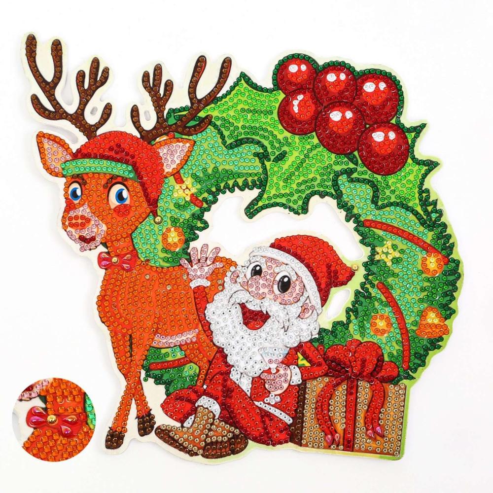Diamond painting - Ssst! Daar is de kerstman - Kerst - Geproduceerd in Nederland - 50 Diamond painting - Ssst! Daar is de kerstman - Kerst - Geproduceerd in Nederland - 50