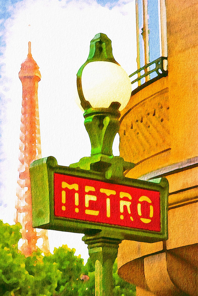Diamond painting metro