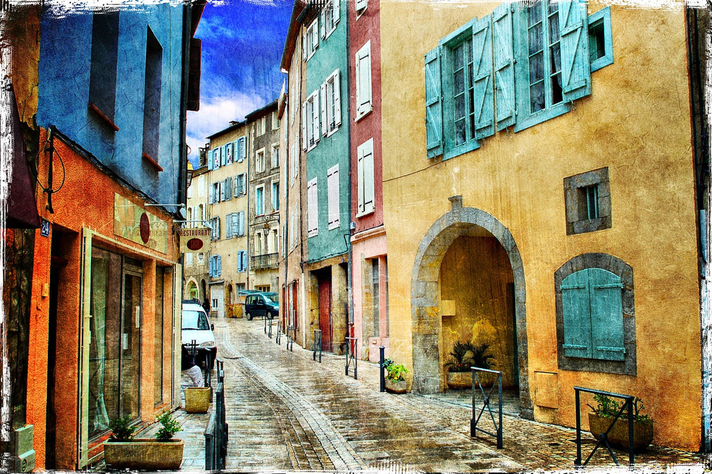 diamond painting oud straatje