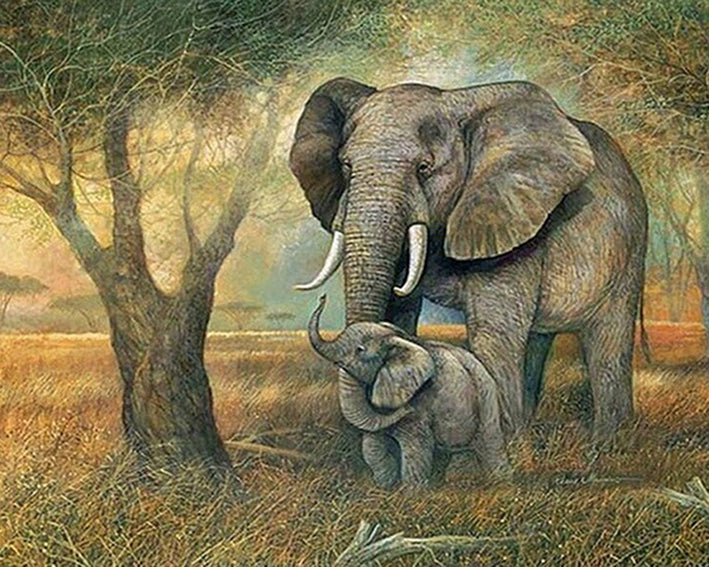 diamond painting olifant