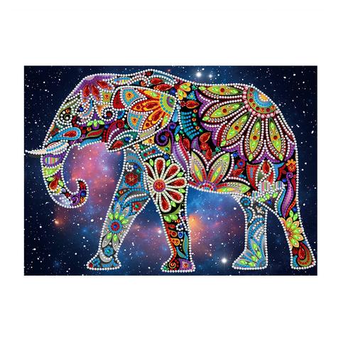 diamond painting glow in the dark olifant