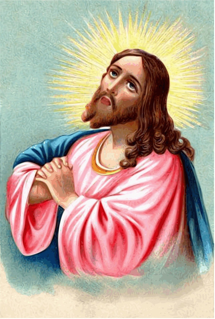 Diamond painting religie jezus christus
