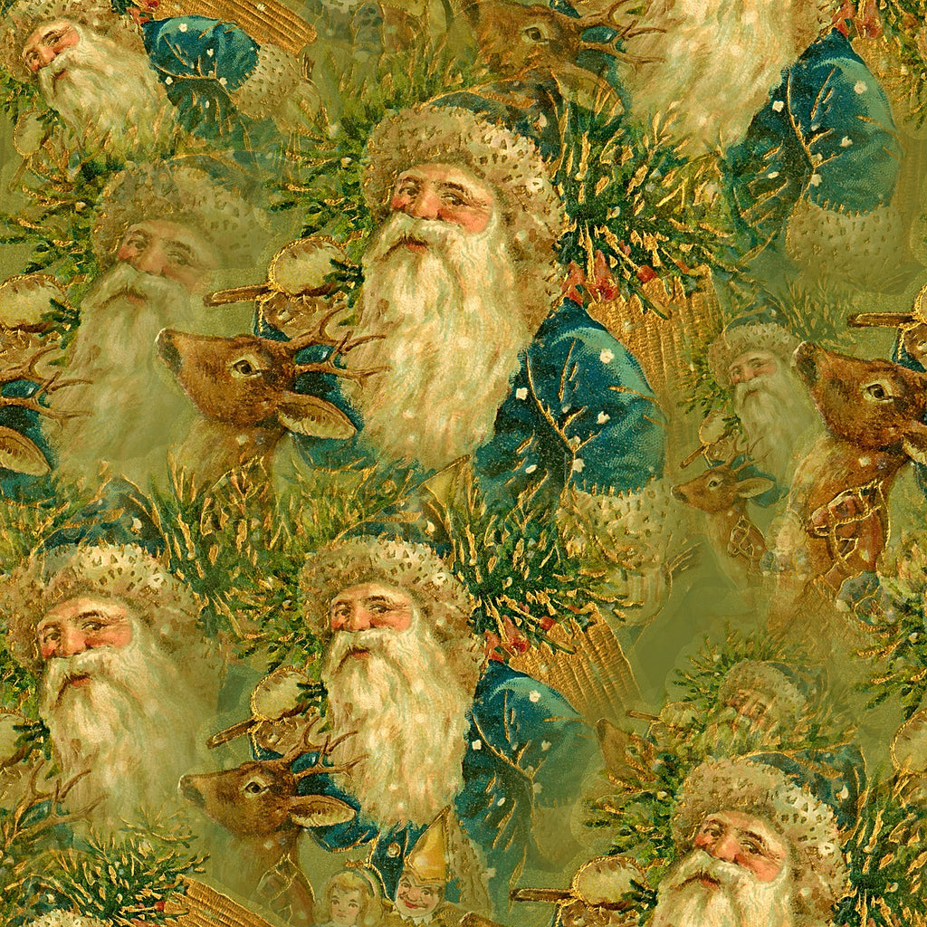 diamond painting kerstmannen en herten