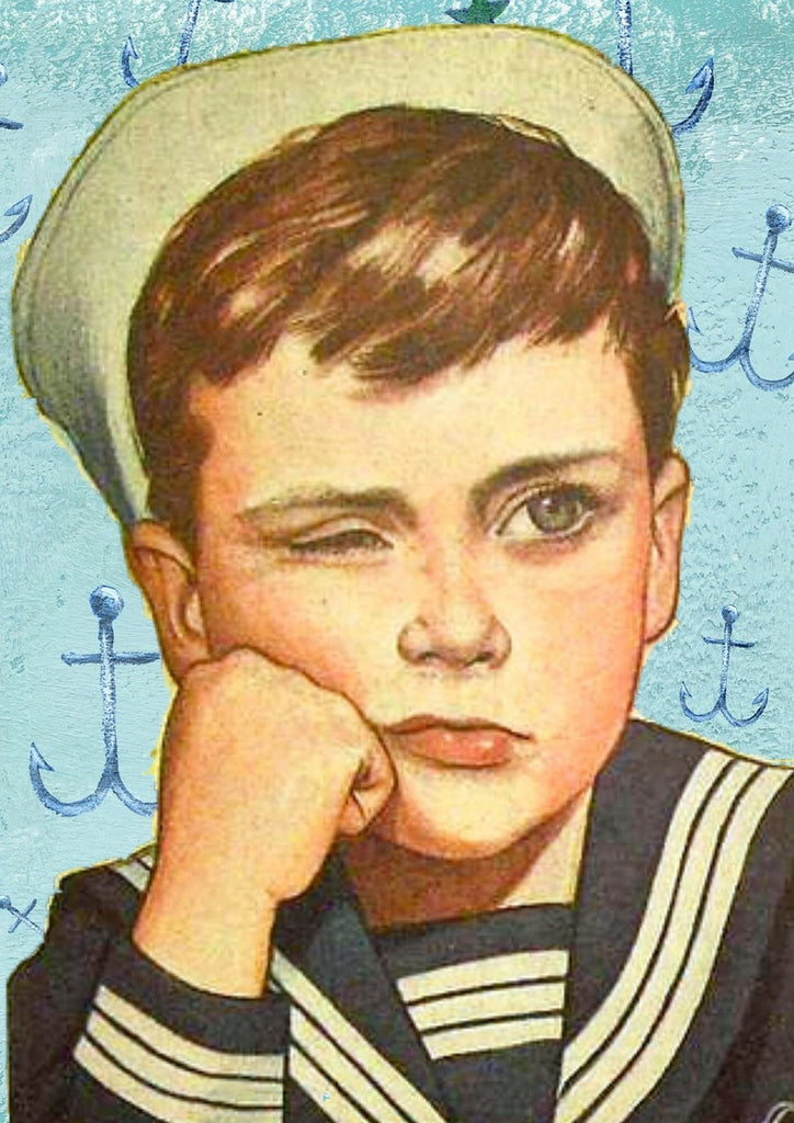 Diamond painting vintage matroos