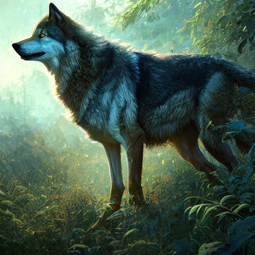 diamond painting wolf